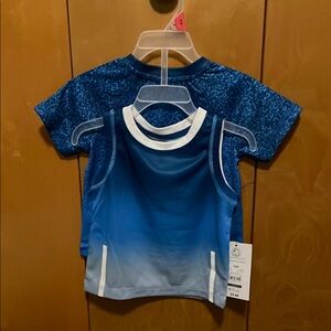 Athletic Works Blue with Gradient Design